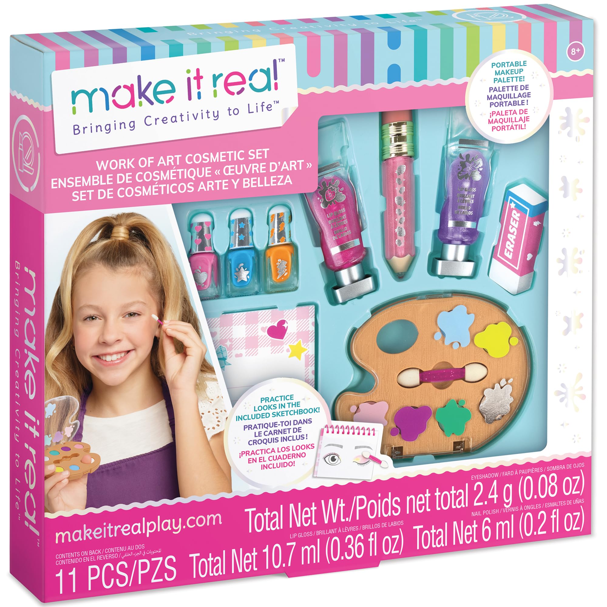 Amazon.com: Make It Real: Work of Art Cosmetic Set - 11pc Makeup